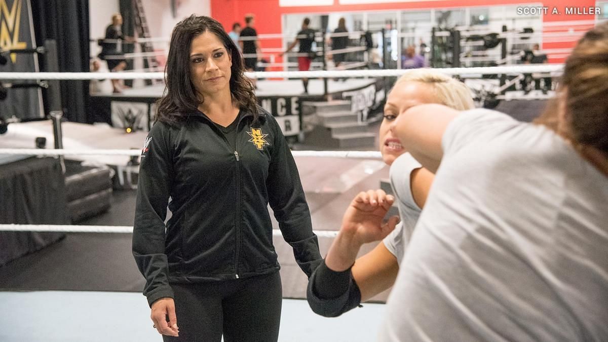 Sarah Stock joined WWE in 2015