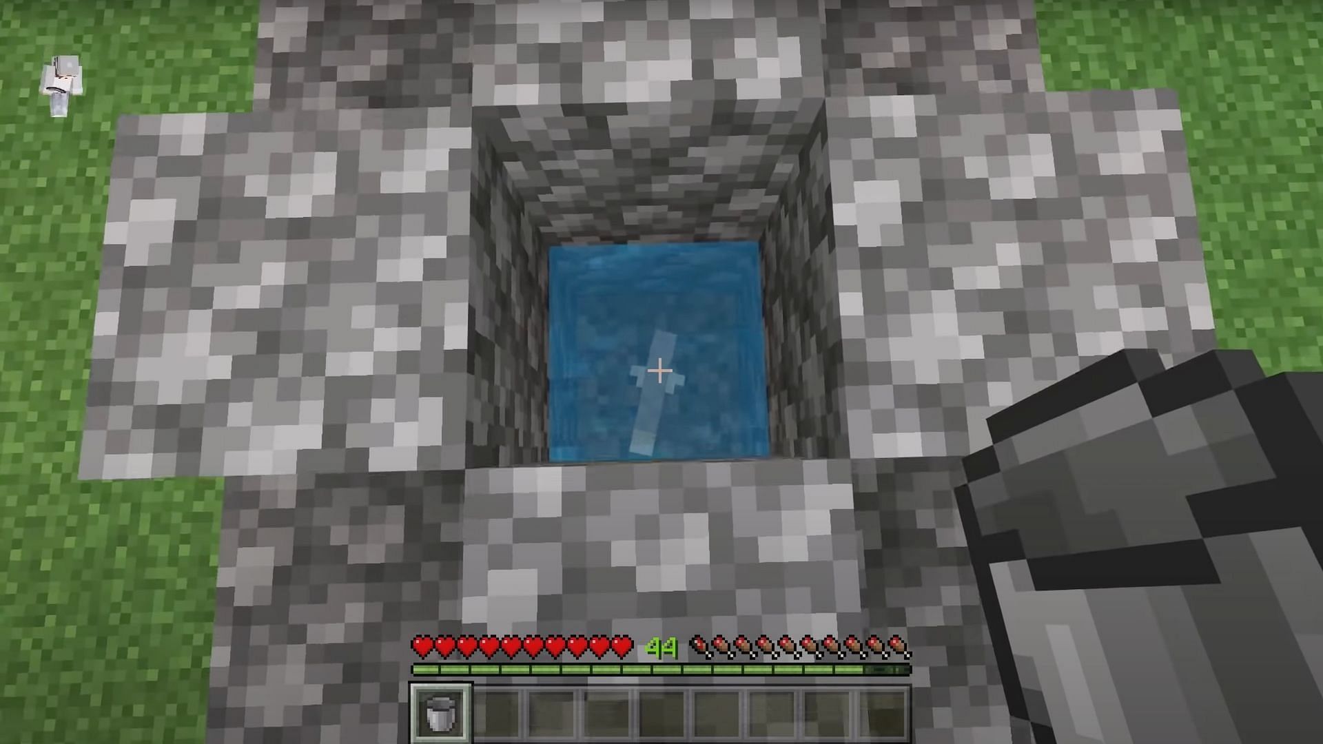 Players can return to the farm to add the fish (Image via JC Playz/YouTube)