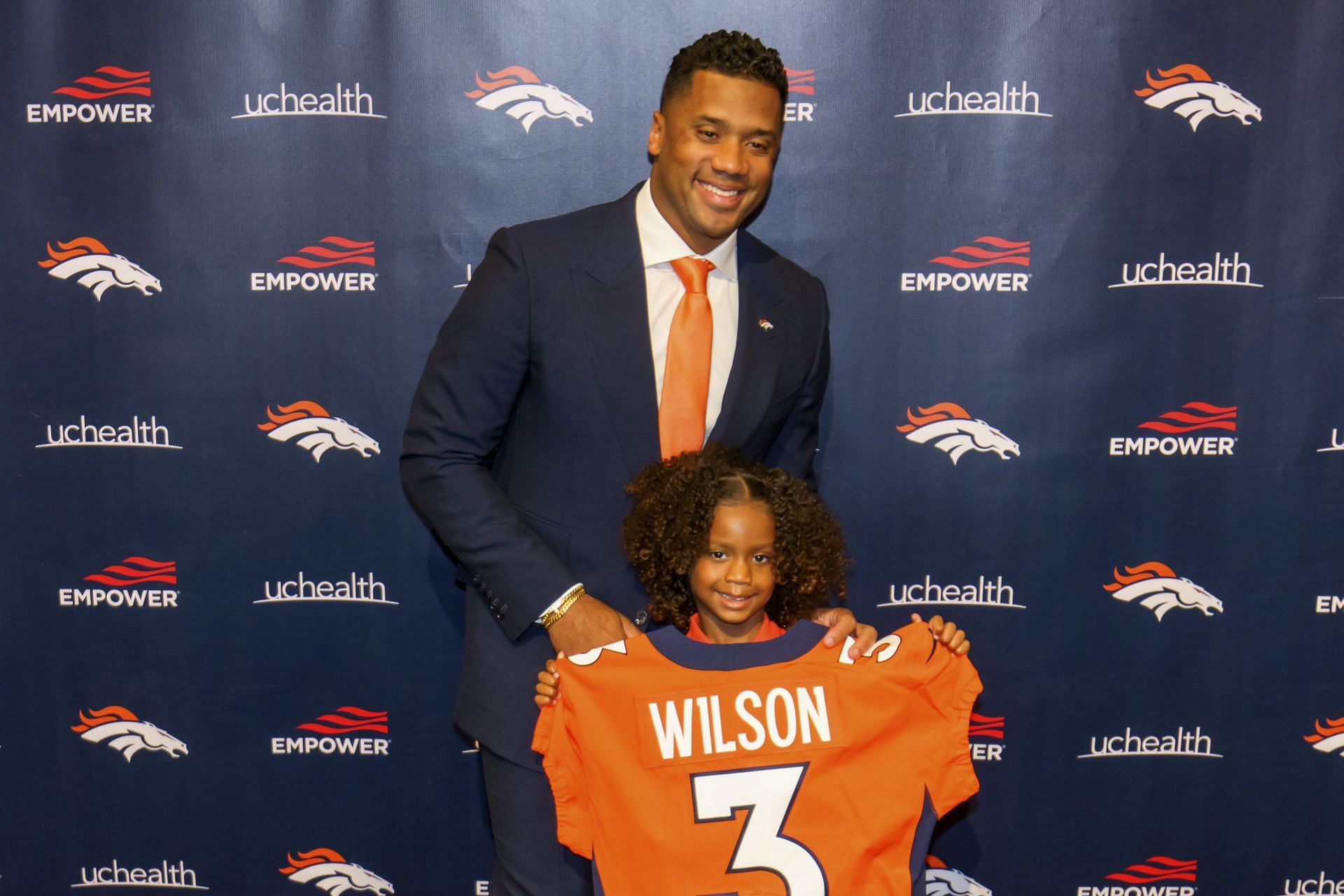 Denver Broncos Introduce Quarterback Russell Wilson