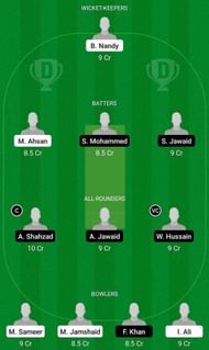 VEN vs DUA Fantasy Suggestion Team 1