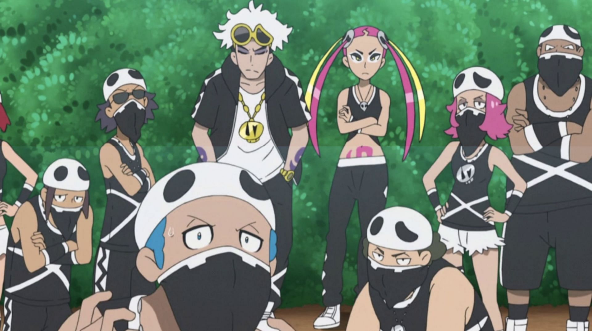 Team Skull in the Pokemon anime (Image via the Pokemon Company)