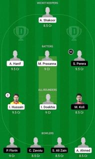 BAN vs BUG Fantasy Suggestion Team 1