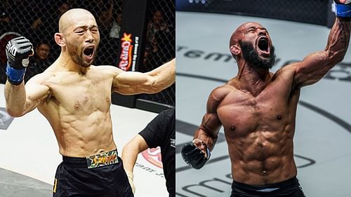 [Photo Credits: ONE Championship] Masakazu Imanari and Demetrious Johnson