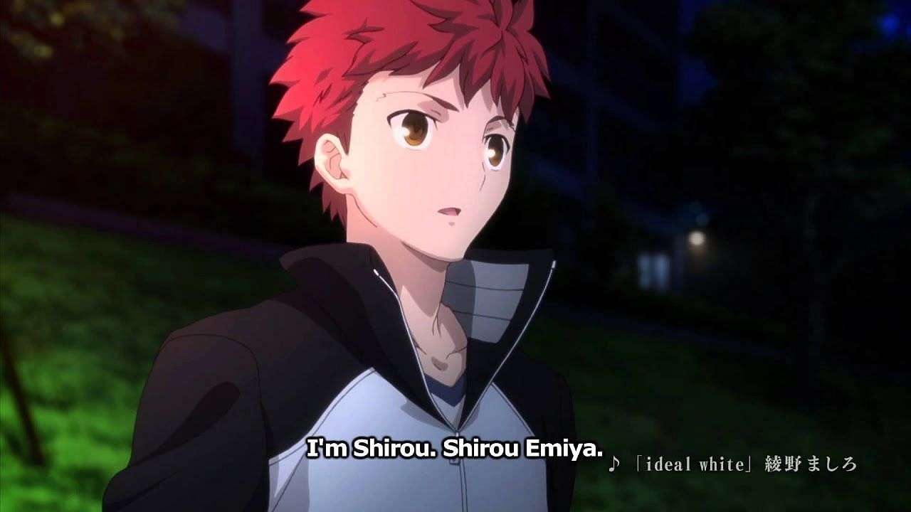 Emiya, as seen in the anime (Image via Ufotable)