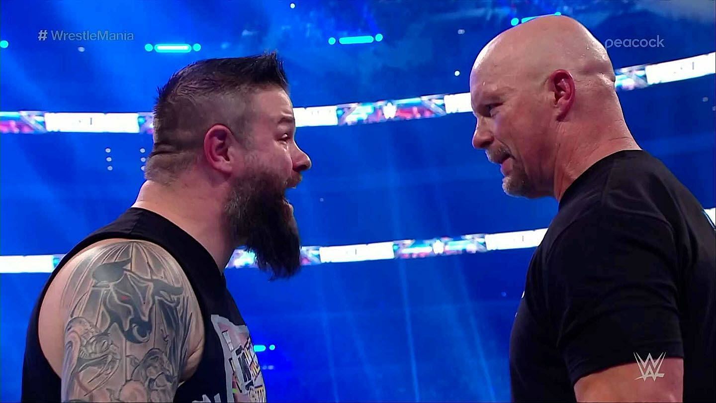 Kevin Owens faced &#039;Stone Cold&#039; Steve Austin at the main event of WrestleMania 38.