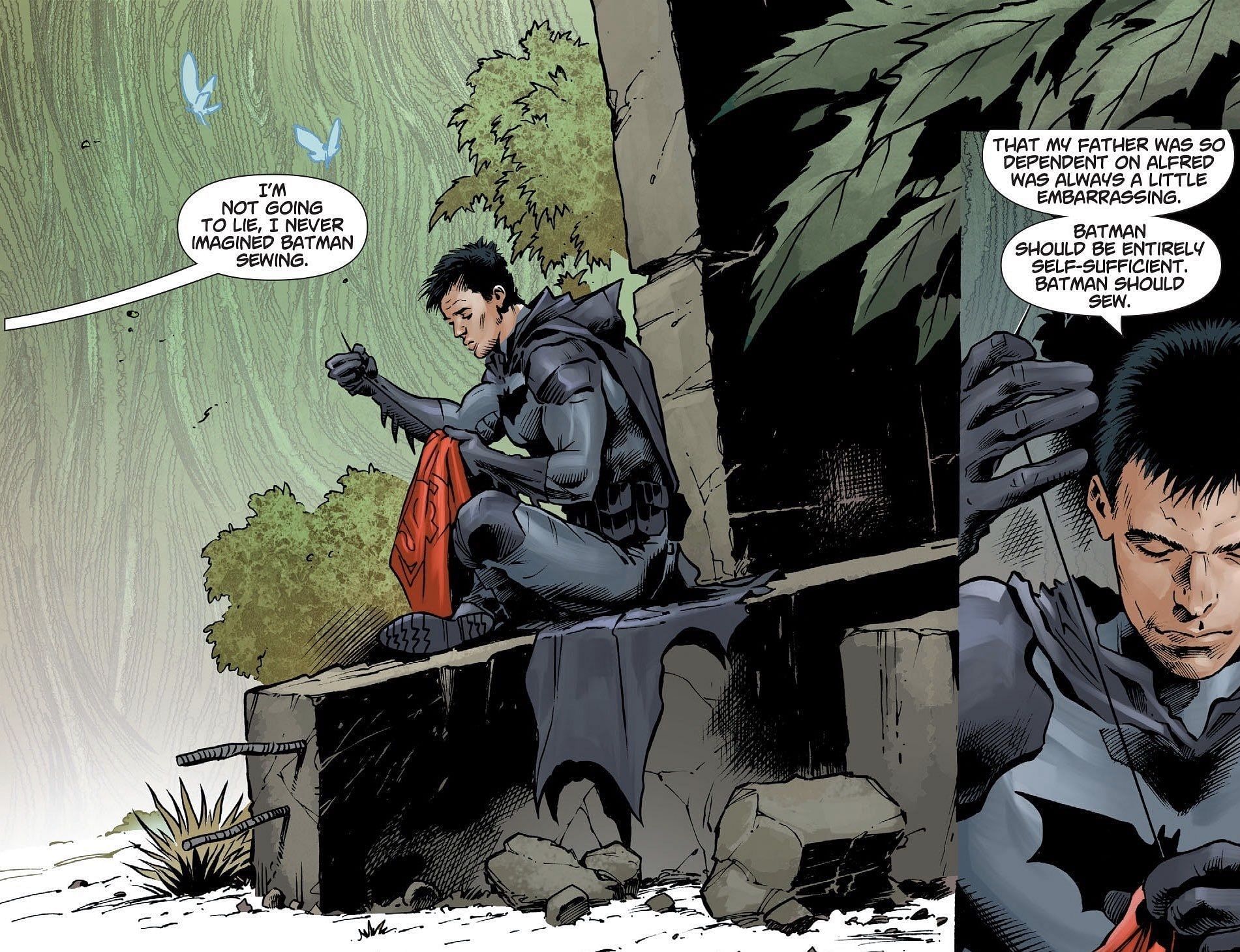 Damian didn&#039;t restrict himself to the same rules Bruce did (Image via DC Comics)