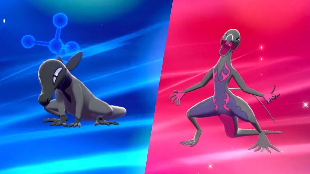 Salandit and Salazzle as they appear in Pokemon Sword and Shield (Image via The Pokemon Company)