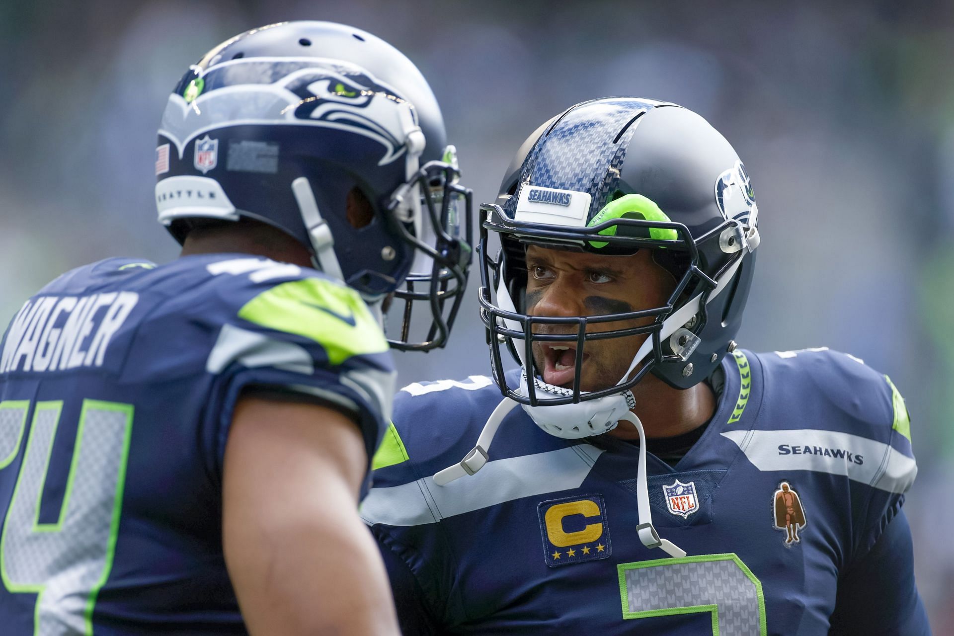 Former Seattle Seahawks teammates Bobby Wagner and Russell Wilson