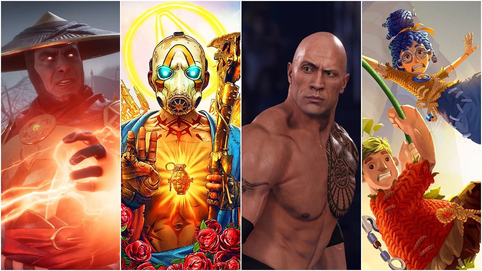 PlayStation 5 offers a sizable library of local multiplayer games (Image via - MK11, WWE 2K22, Borderlands 3, It takes 2