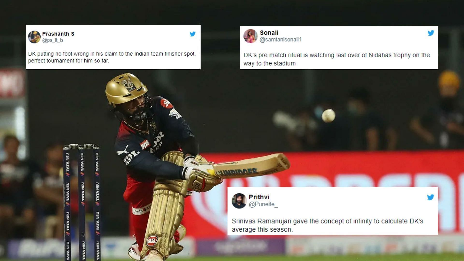 Dinesh Karthik&#039;s sensational 44* (23) helped RCB pull off an incredible win against RR (P.C.:iplt20.com)