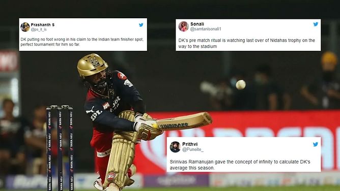 "Best finisher in the country!" - Fans want Dinesh Karthik back in Indian colours after match-winning knock against RR in IPL 2022