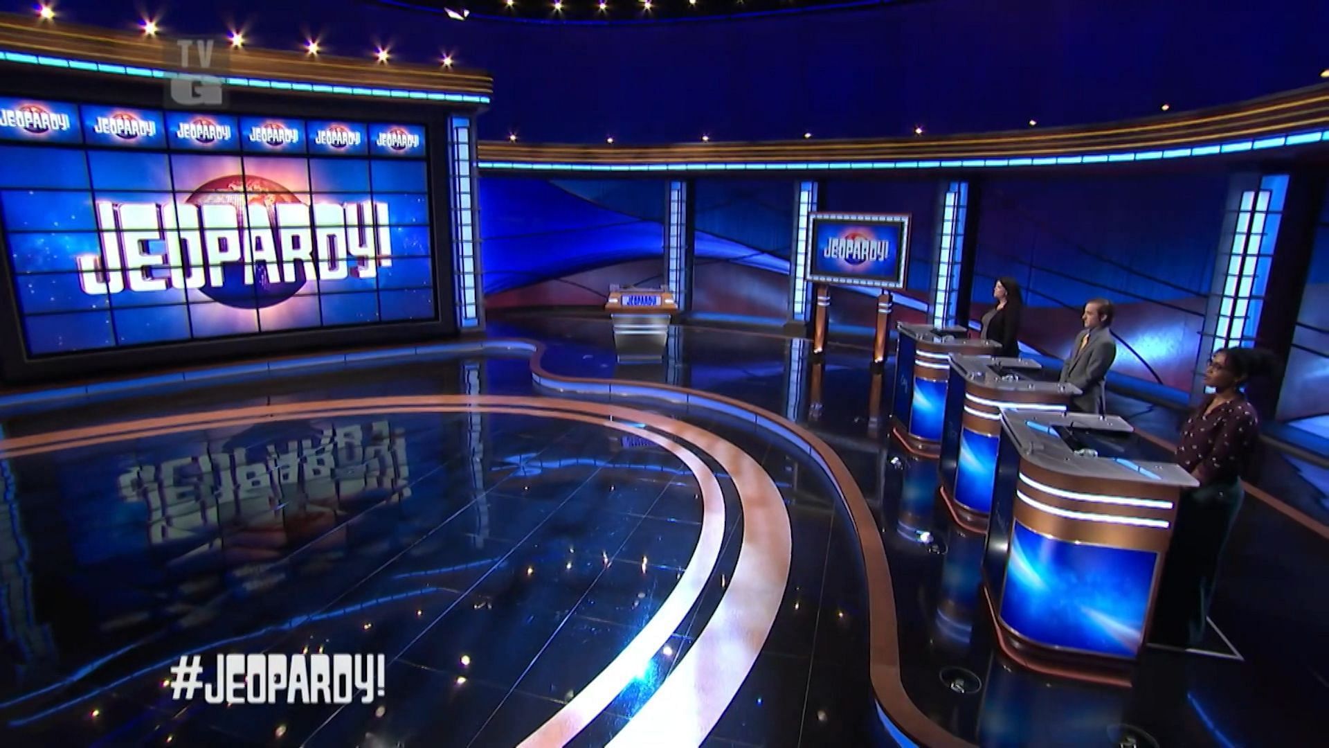 The set of Jeopardy! (Image via @Jeopadry/instagram)