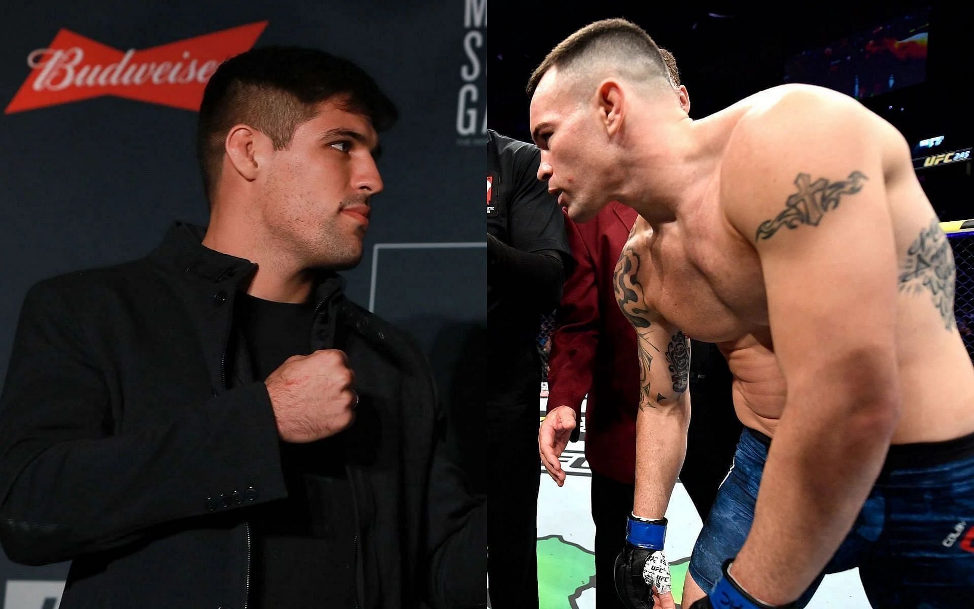 Vicente Luque (left) and Colby Covington (right)