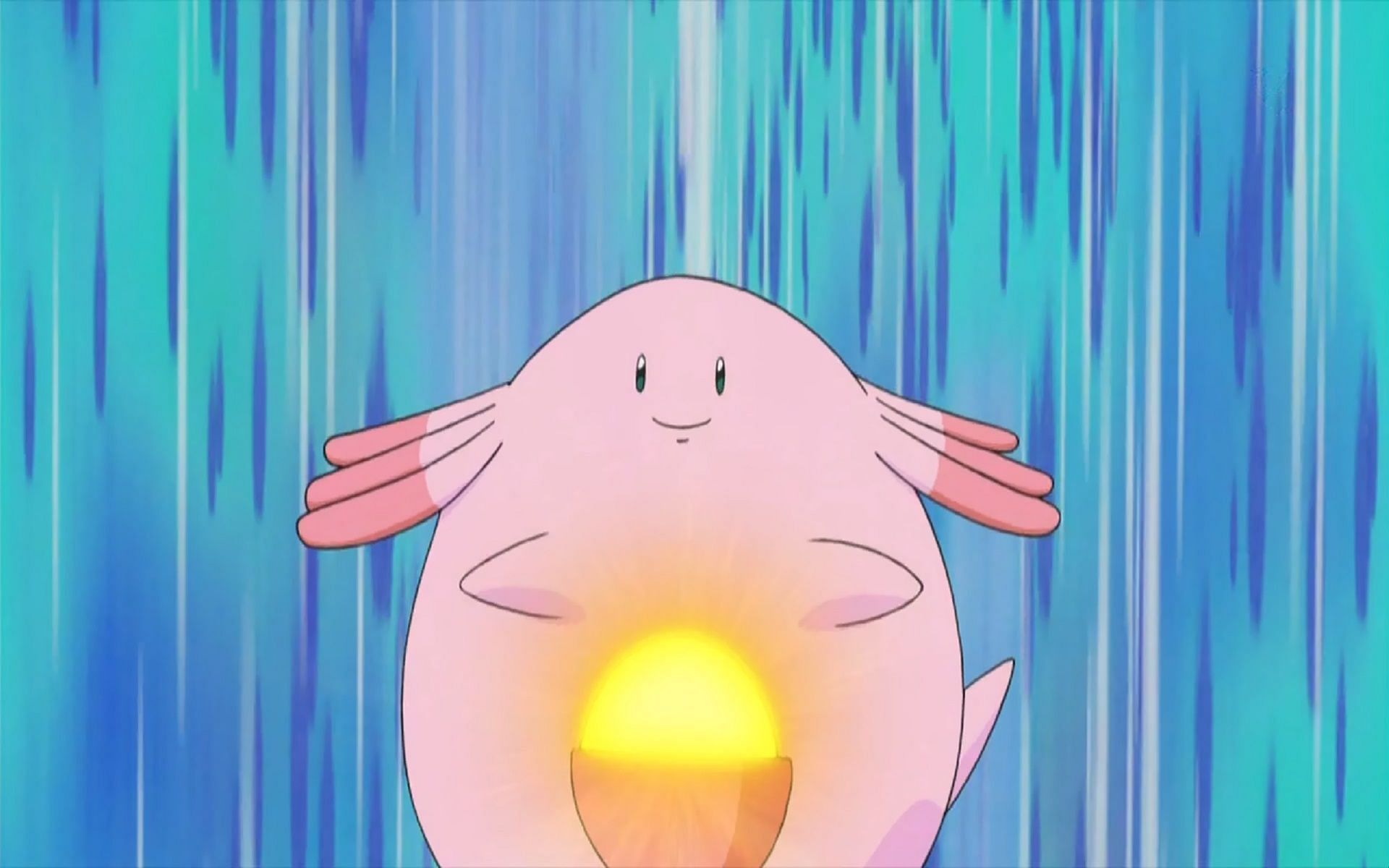 Chansey as seen in the anime (Image via The Pok&eacute;mon Company)