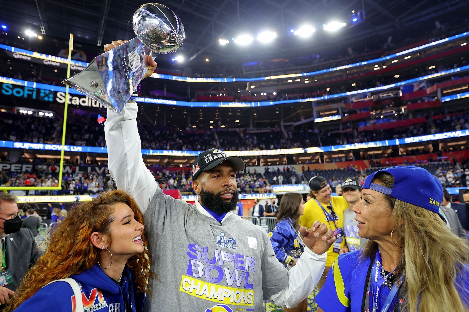 Odell Beckham Jr. recently won his first Super Bowl with the Los Angeles Rams
