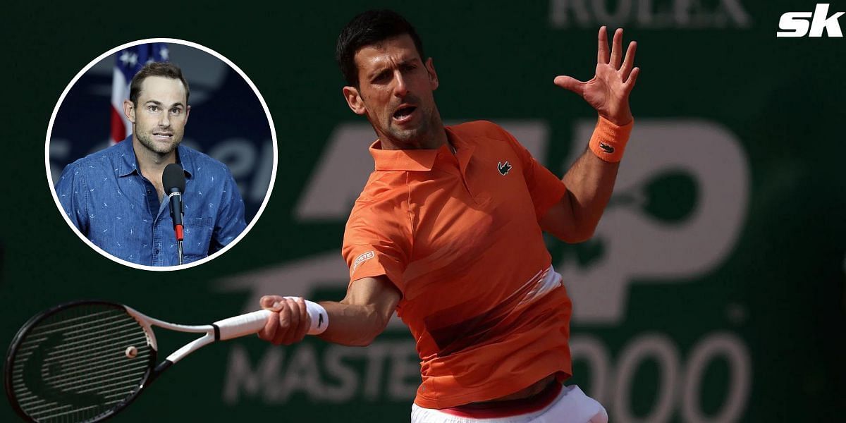 Andy Roddick (inset) has discussed Novak Djokovic&#039;s run at the 2022 Serbia Open