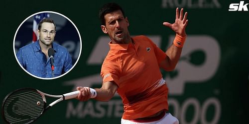 Andy Roddick (inset) has discussed Novak Djokovic's run at the 2022 Serbia Open