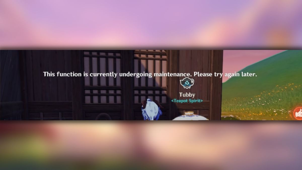 Genshin Impact Teapot maintenance All you need to know