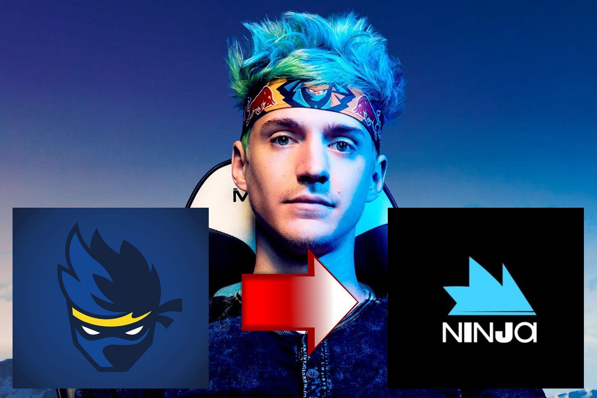 Ninja opened up on changing his logo (Image via Sportskeeda)