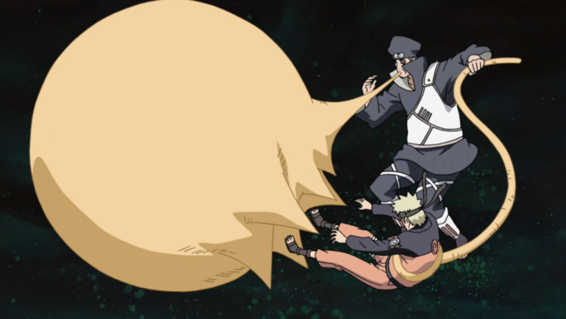 Dodai using Lava Release to save Naruto (Image via Studio Pierrot)