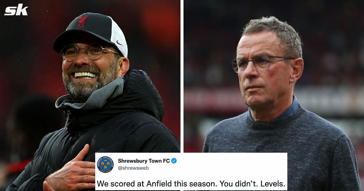 United hit rock bottom against Liverpool and are mocked by Shrewsbury Town