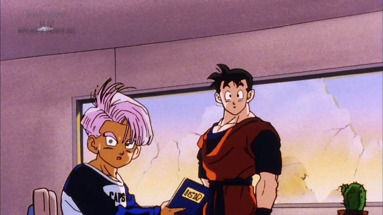 Future Trunks (left) and Future Gohan (right) as seen in the History of Trunks anime special (Image via Toei Animation)