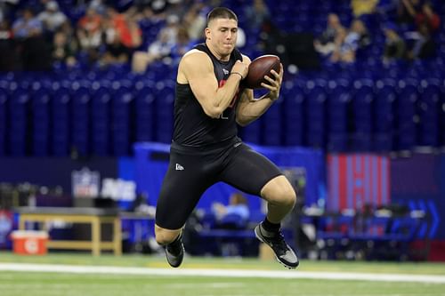 George Karlaftis at the NFL Combine