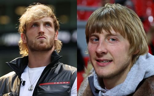 Logan Paul (left); Paddy Pimblett (right)