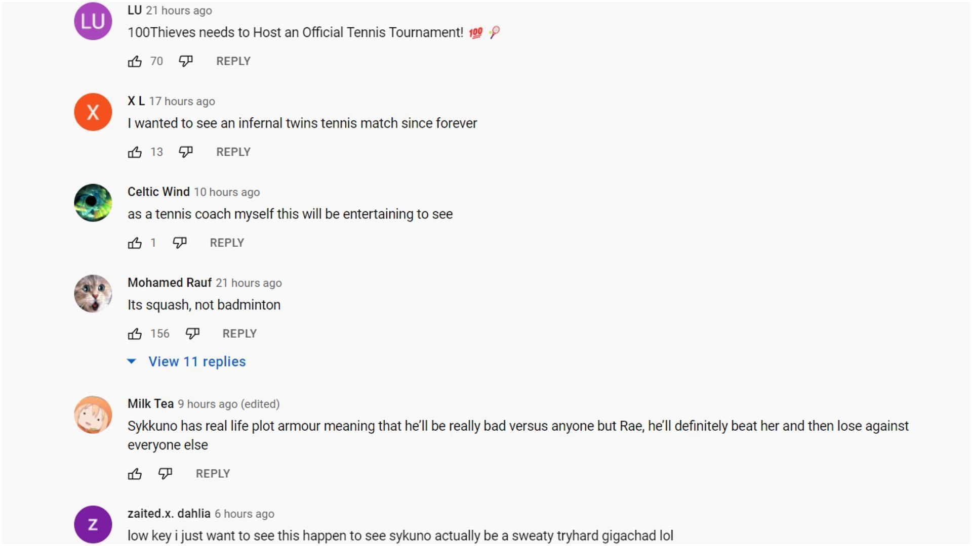 Fans are hyped for the upcoming IRL tennis livestream (Image via Jeru TV/YouTube)