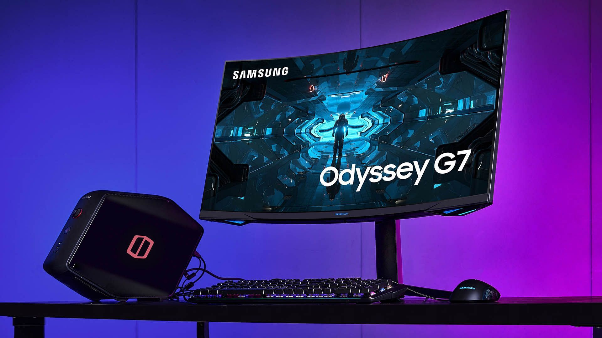 Samsung Odyssey G7 (Image via Samsung)