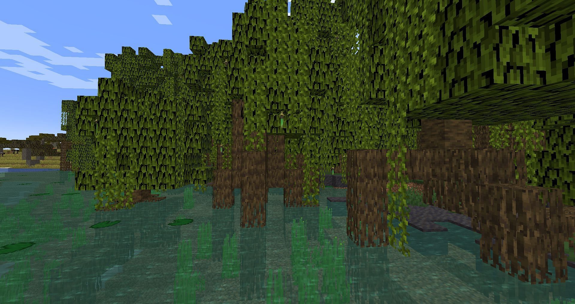 Swamp biomes are here (Image via Mojang)