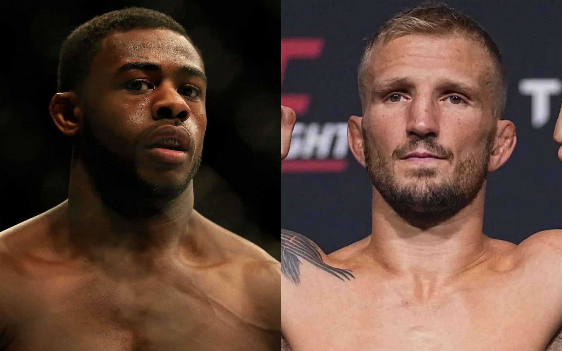 Aljamain Sterling (left), TJ Dillashaw (right)