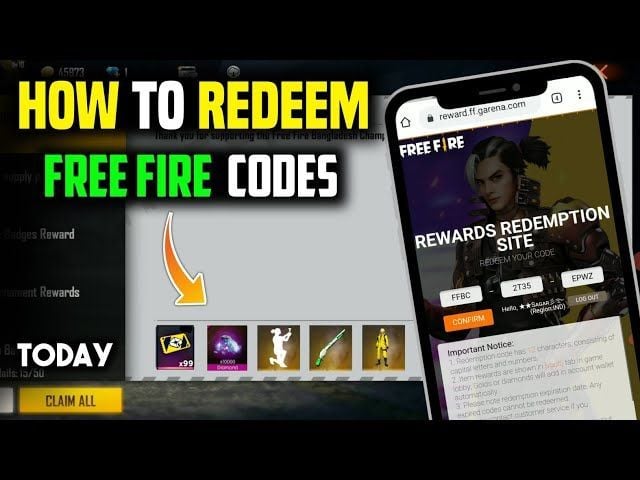 Garena Free Fire redeem code for April 9, 2022: Free costume, gloo wall ...