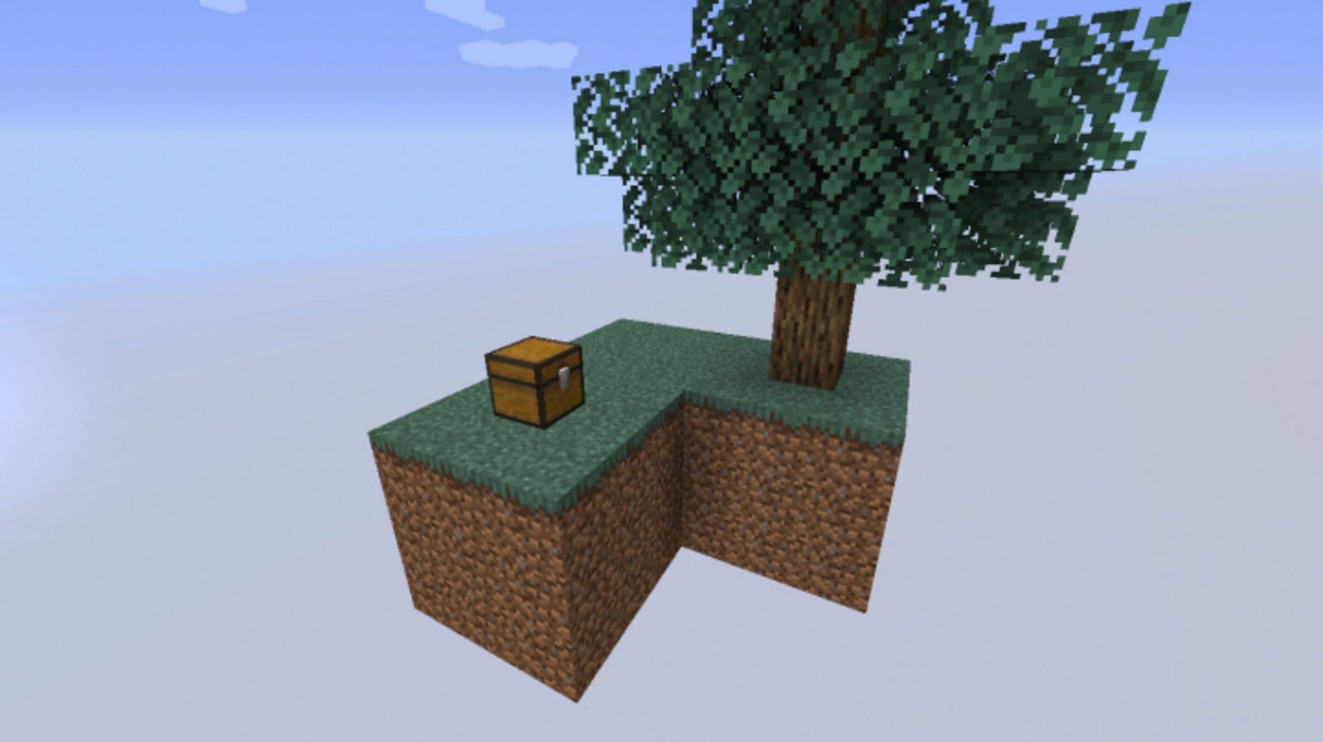 Skyblock is one of the most prevalent challenges in the Minecraft community (Image via Mojang)