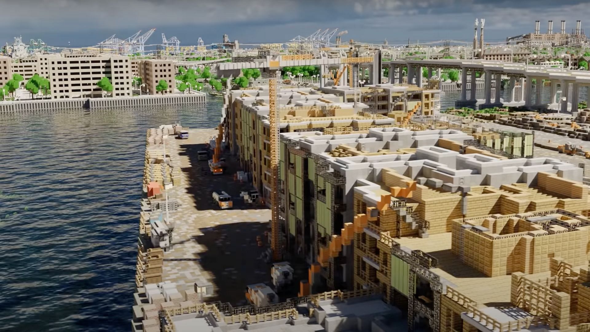 Greenfield: jogadores constroem a maior cidade de sempre no Minecraft