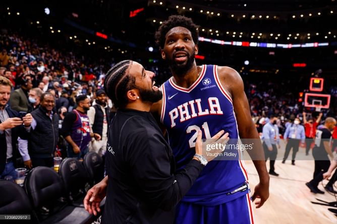 ICYMI: "Get your a** out, I'm coming for the sweep too!" - Joel Embiid hilariously taunts Drake after hitting game-winner vs Toronto Raptors and going 3-0 in Playoffs
