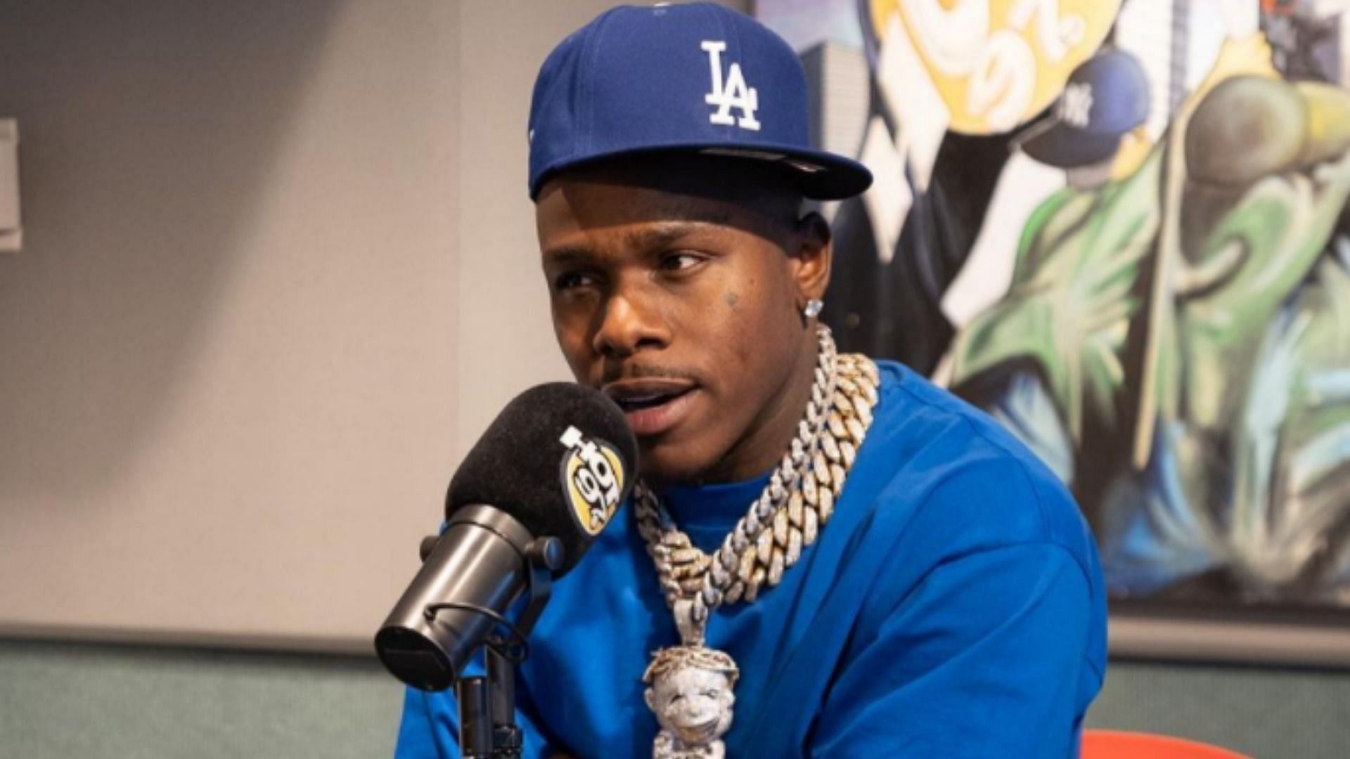 Rapper DaBaby responds to a video of him forcibly kissing a female fan (Image via @dababy/Instagram)