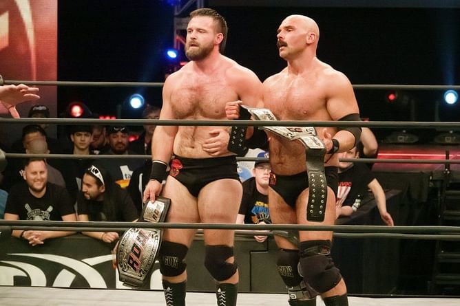 "Expect a letter in the mail from our lawyer" - WWE legend's son sends a warning to ROH tag team champions FTR