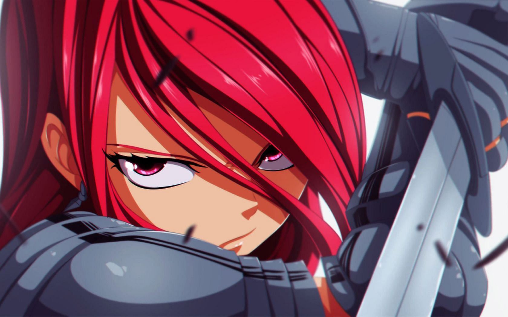 Erza Scarlet, as seen in Fairy Tail (Image via A1 Pictures Studio)