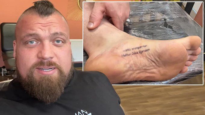 Eddie Hall Gets Tattooed After Losing Bet  MUSCLE INSIDER