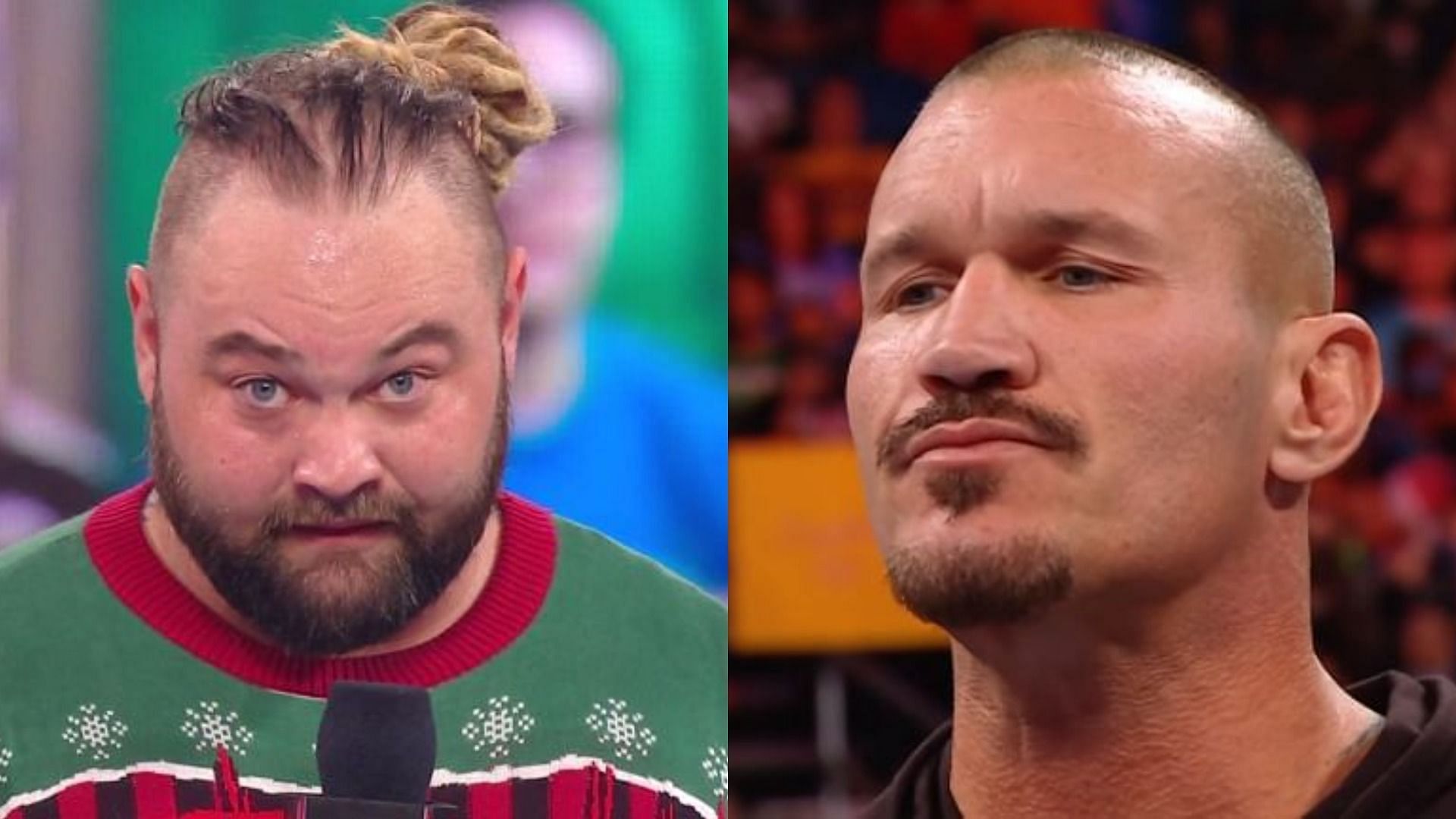 Bray Wyatt (left); Randy Orton (right)