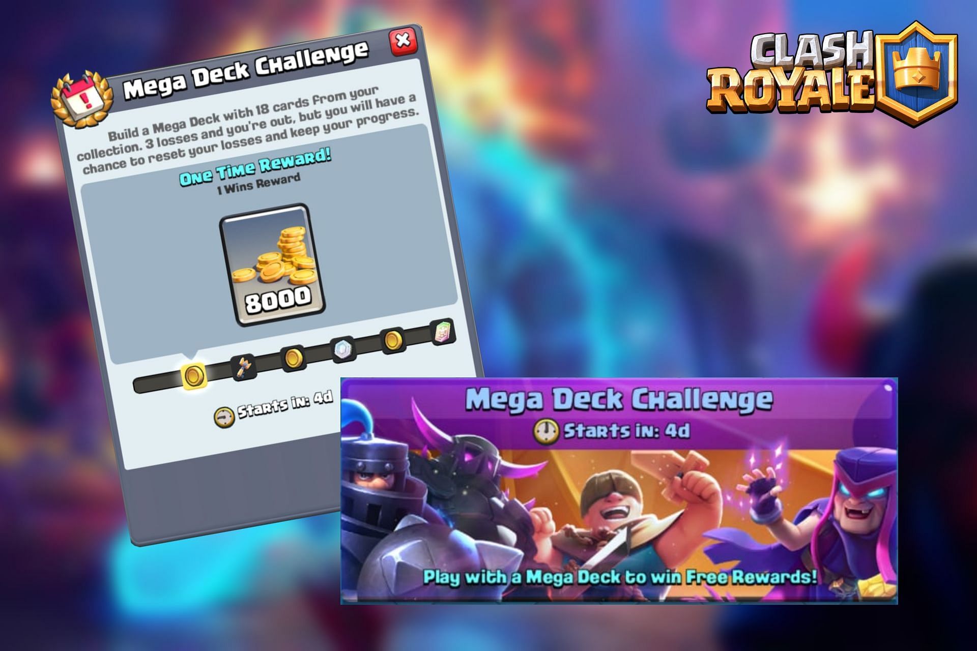 January's Mega Draft Challenge in Clash Royale: Information