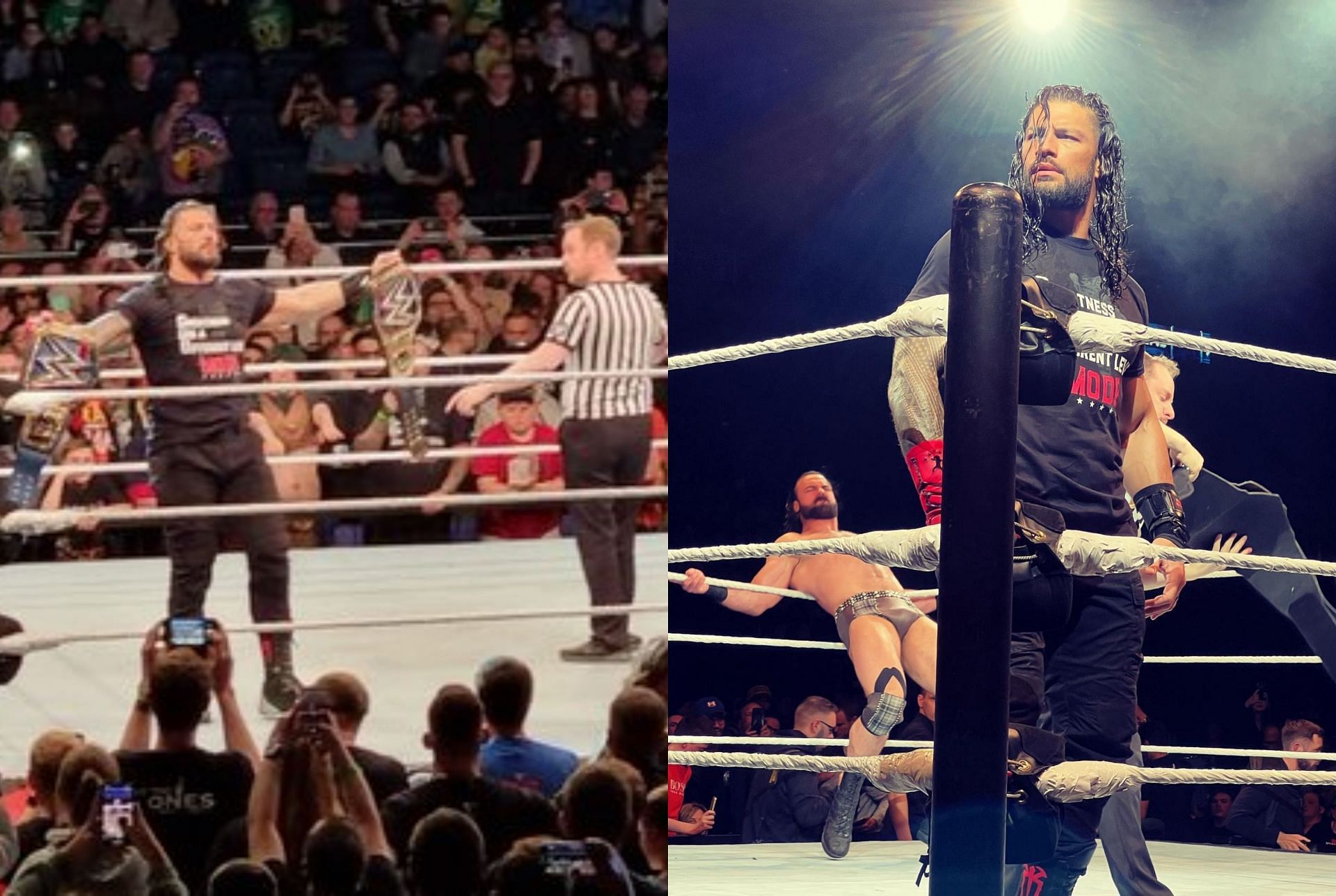WWE Live Event में रोमन रेंस ने पुराने दुश्मन के खिलाफ डिफेंड की अपनी चैंपियनशिप