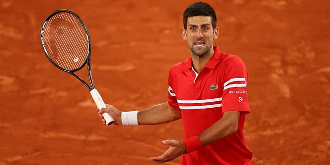"I don't see anything, please tell me what to do" - Novak Djokovic screams at coach in frustration during training session