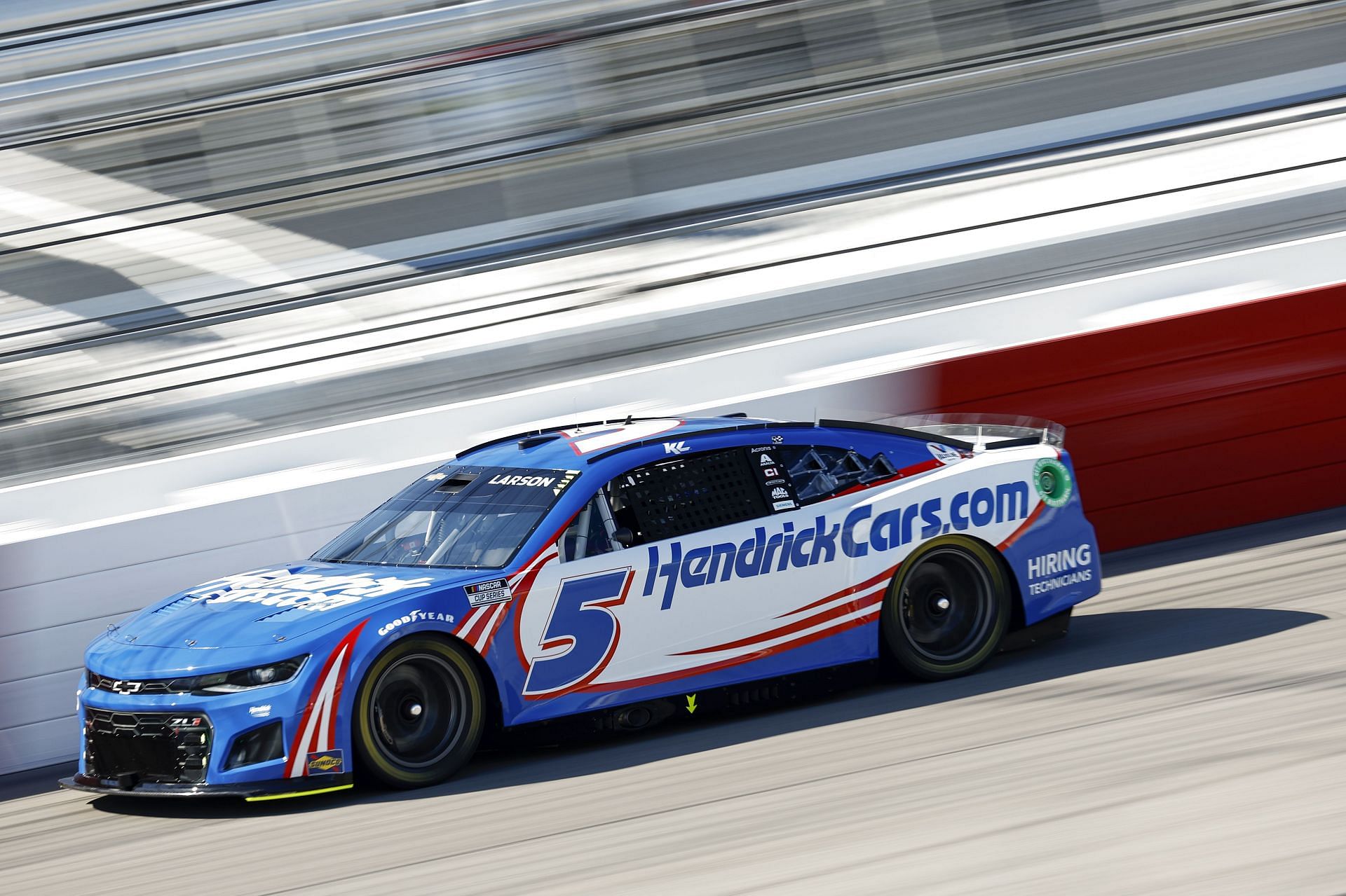 Kyle Larson drives during practice for the NASCAR Cup Series Toyota Owners 400 at Richmond Raceway. (Photo by Jared C. Tilton/Getty Images)