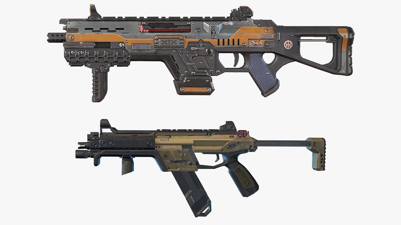 C.A.R and R-99 in Apex Legends (Image via Sportskeeda)