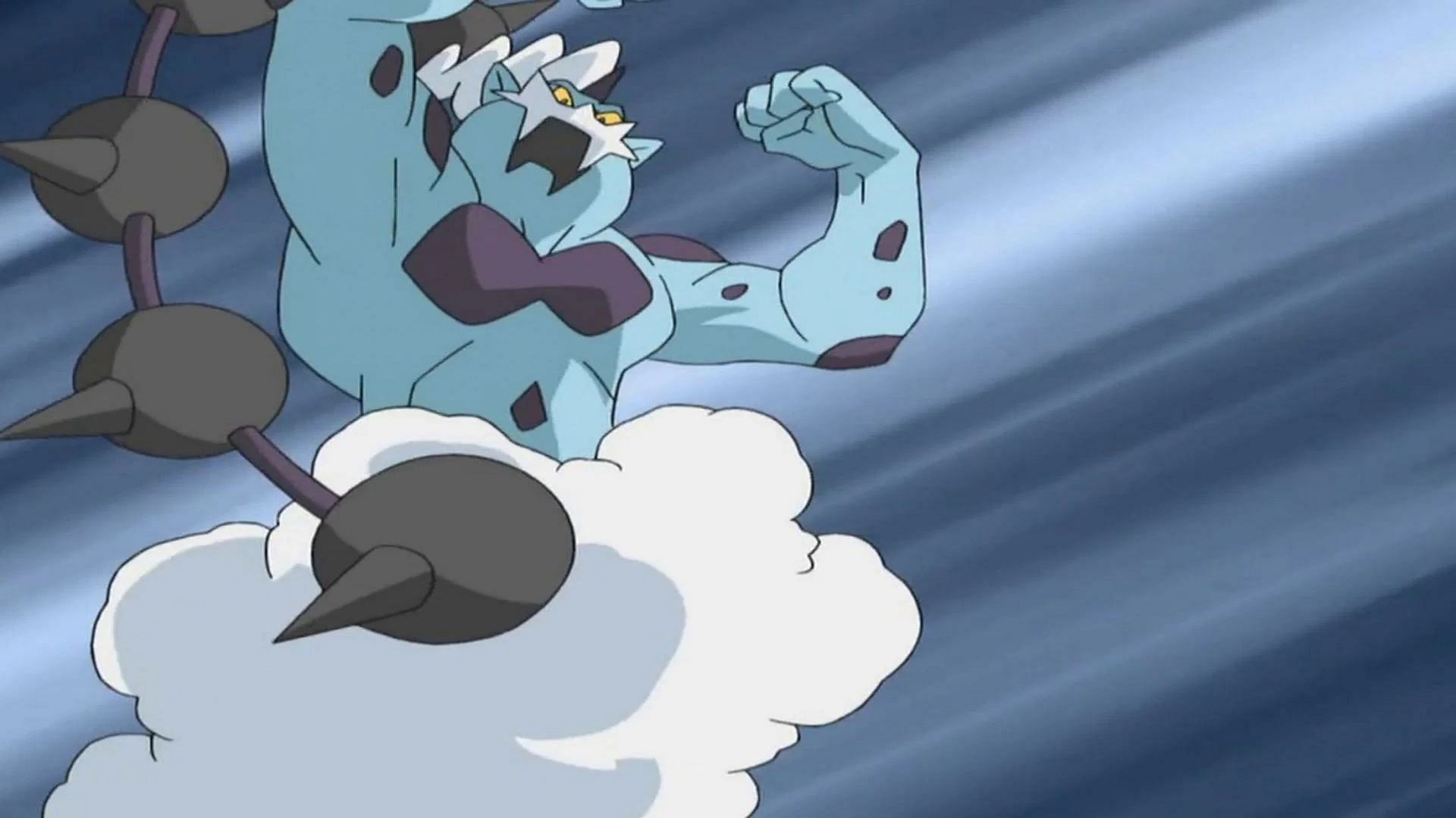 Thundurus&#039; Incarnate Forme as it appears in the Pokemon anime (Image via The Pokemon Company)