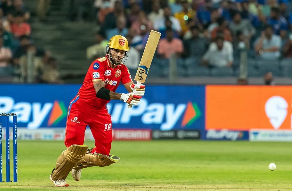 Shikhar Dhawan breached the 50-run mark for the first time in IPL 2022 [P/C: iplt20.com]