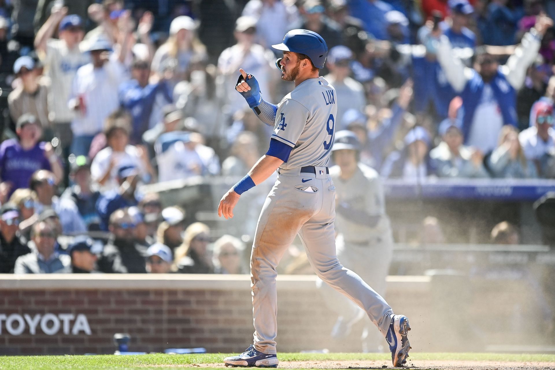 Los Angeles Dodgers second baseman Gavin Lux