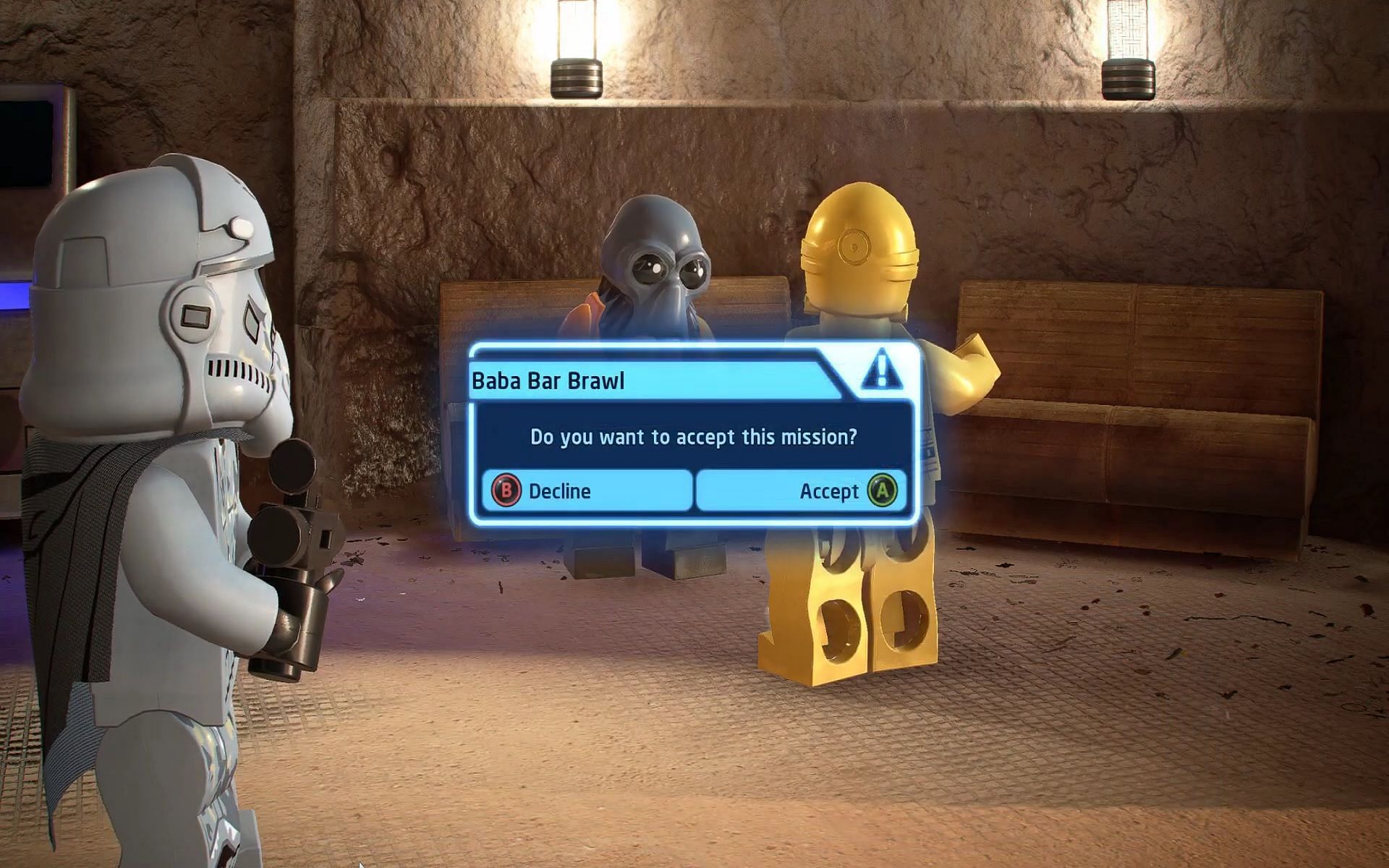 Ponda Baba with his new arm (Image via WoW Quests/YouTube)